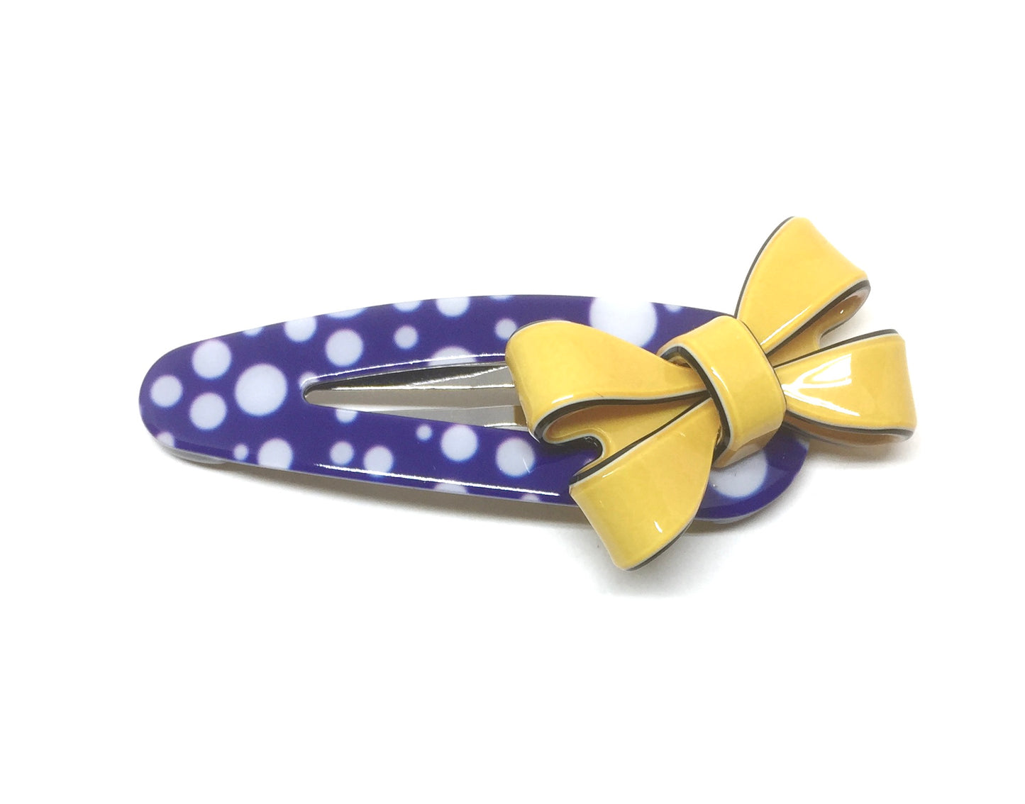 Bow click clack - Navy spot