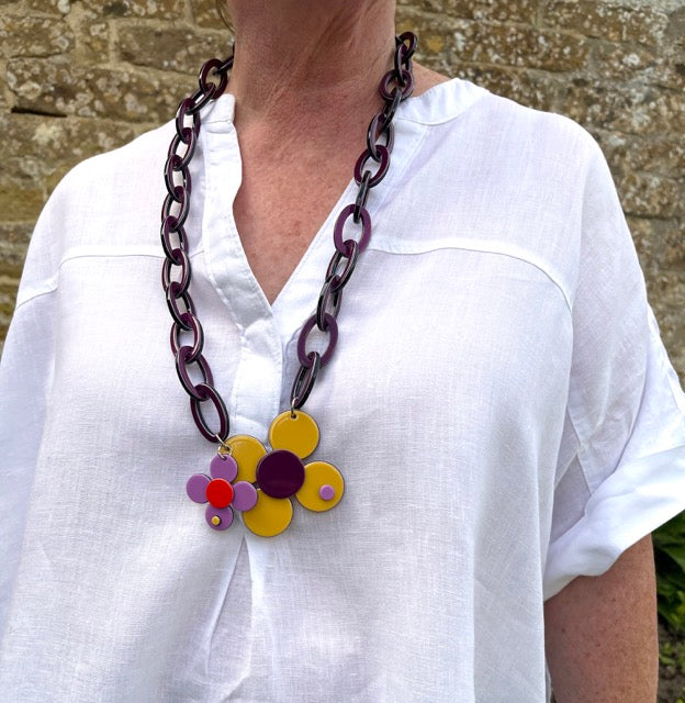 Florence necklace - Mustard
