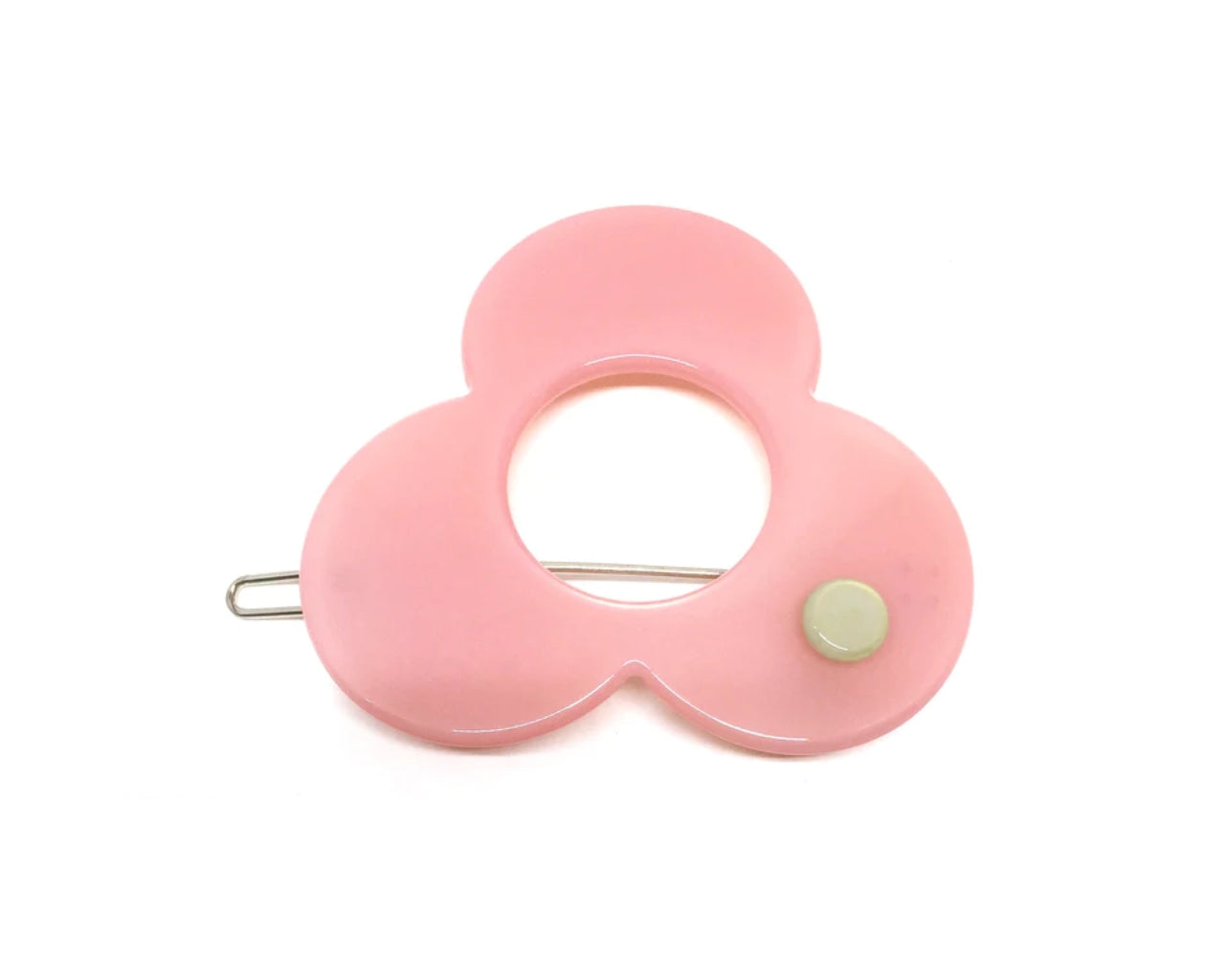 Barcelona Large Hairclip - pale pink