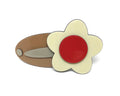 Bibi barrette - Cream/Red