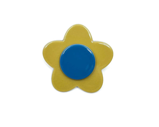 Bibi brooch - Khaki