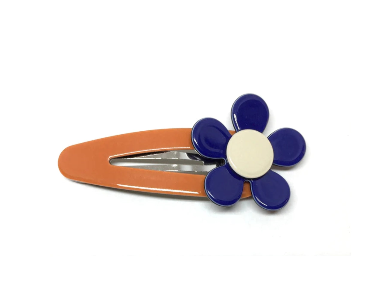 Flat flower click clack - Dark blue
