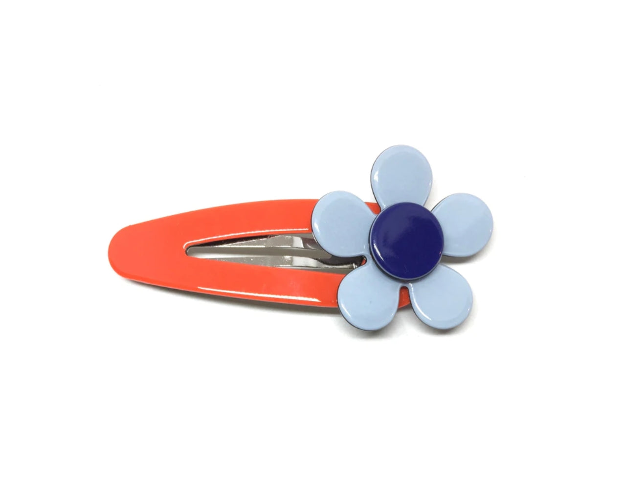 Flat flower click clack - Orange blue