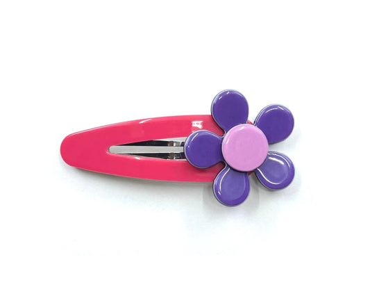 Flat flower click clack - Purple