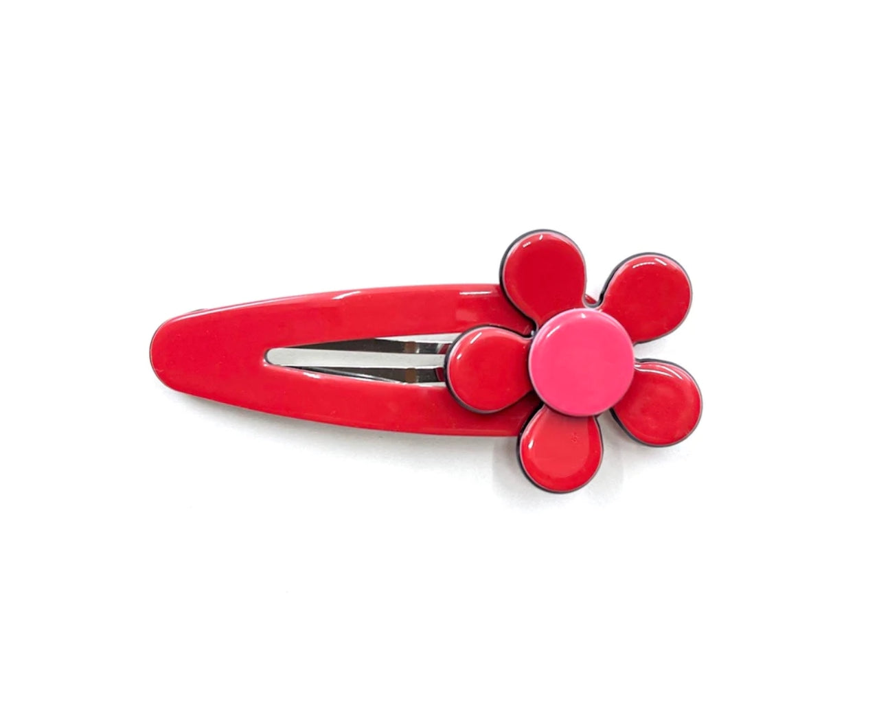 Flat flower click clack - Red