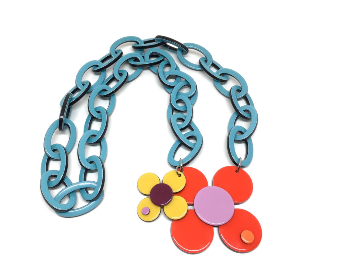 Florence necklace - Orange