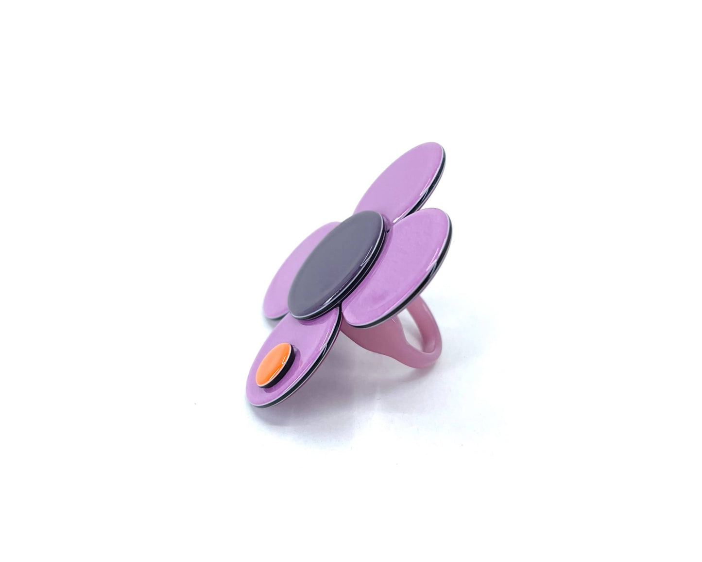 Florence Flower Ring - Lilac
