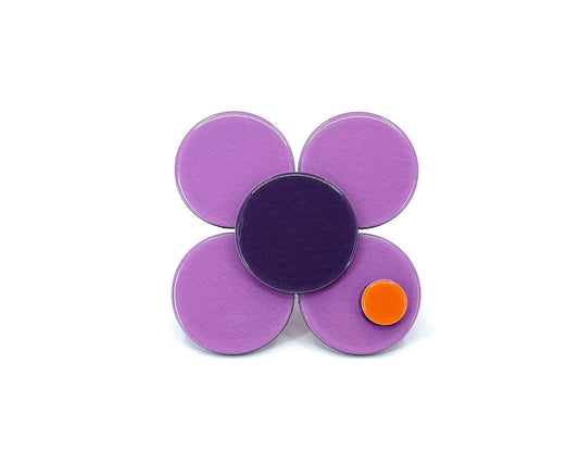 Florence Flower Ring - Lilac