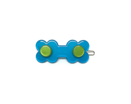 Hanover Duo Hairclip - Brilliant blue