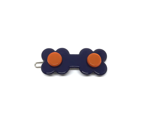 Hanover Duo Hairclip - Navy