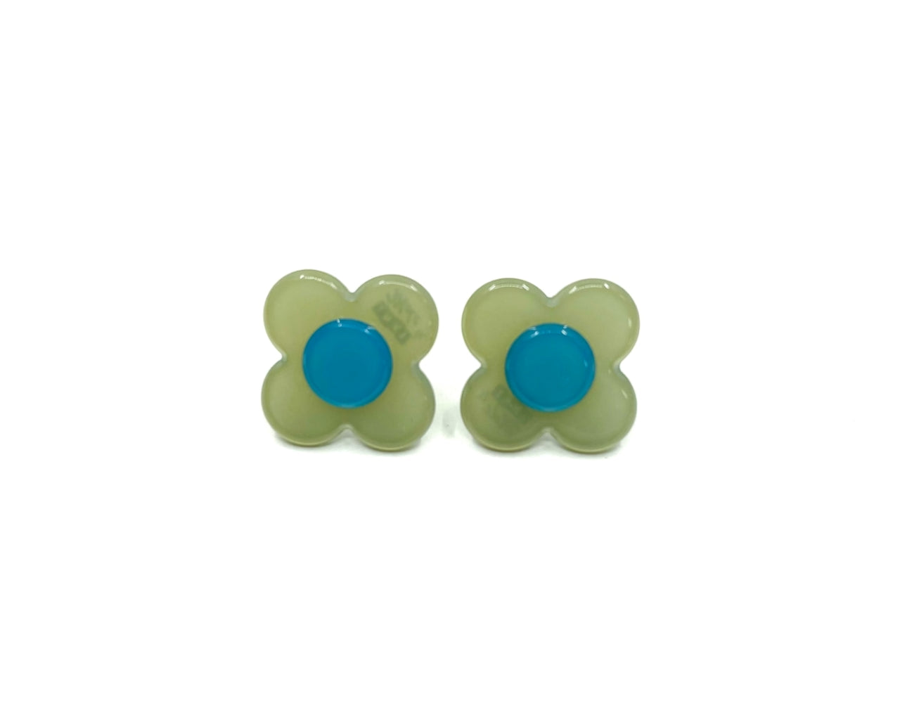 Hanover Earrings - Sagey Green / Blue