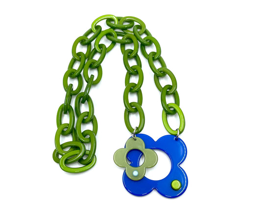 Hanover necklace - Blue