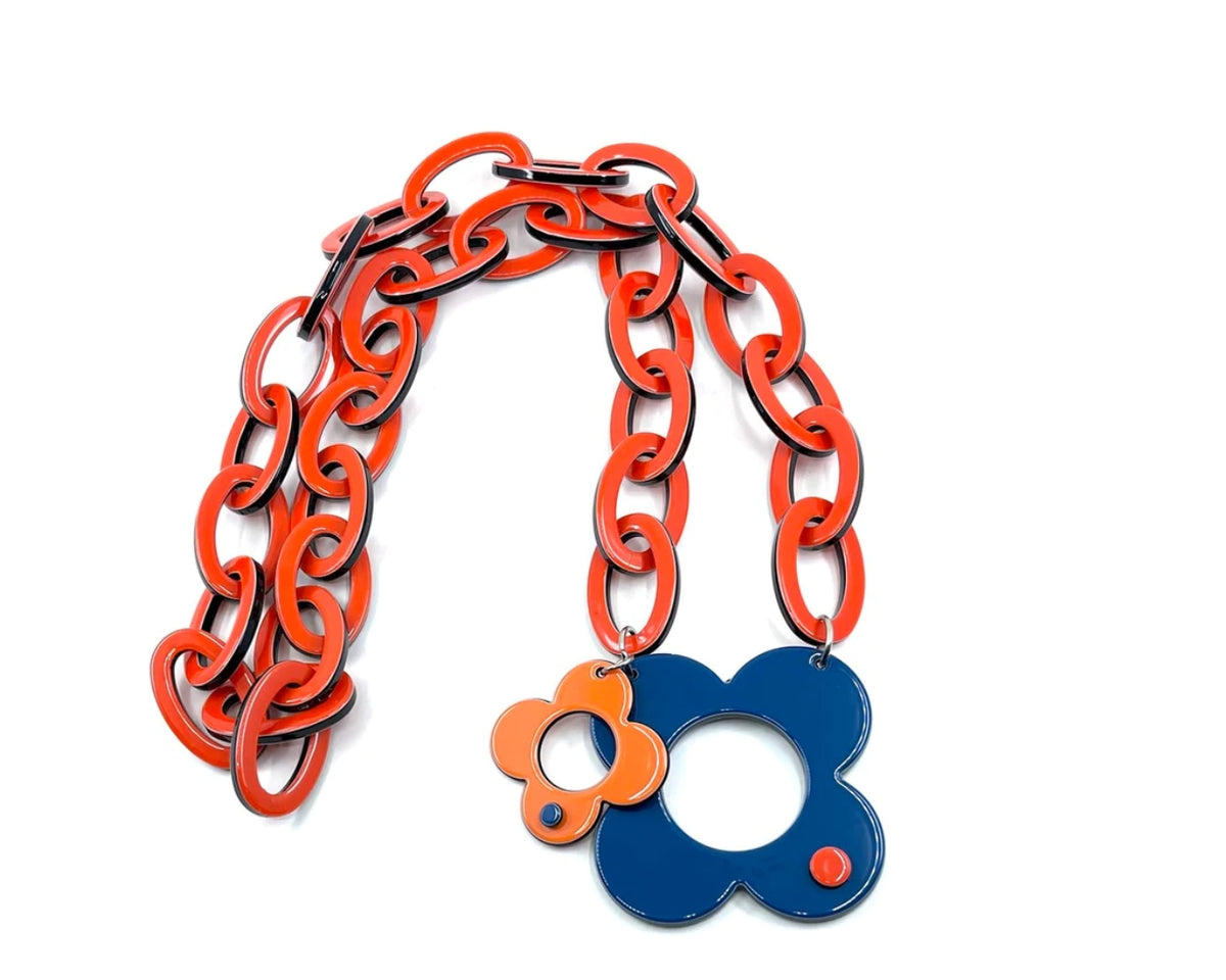 Hanover necklace - Dark blue