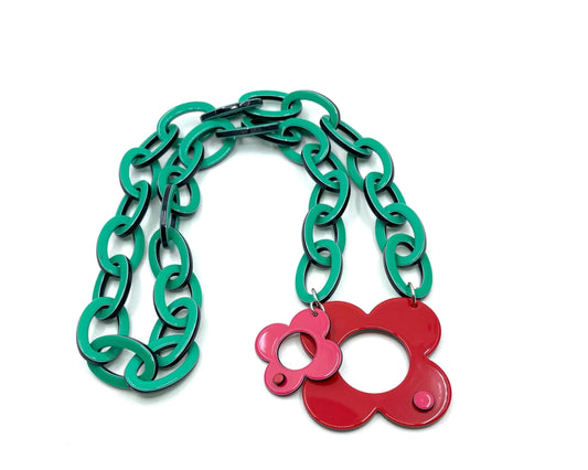 Hanover necklace - Red