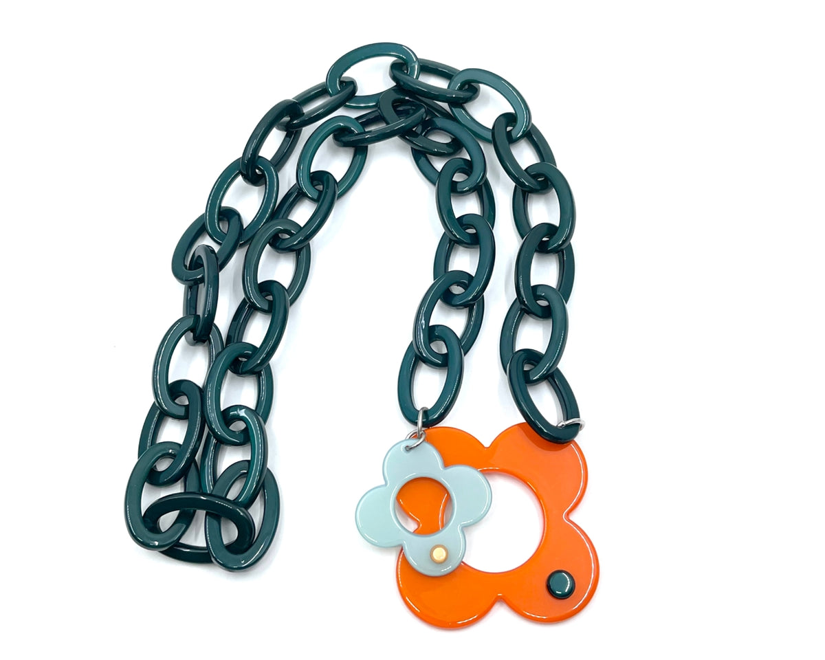 Hanover necklace - Orange
