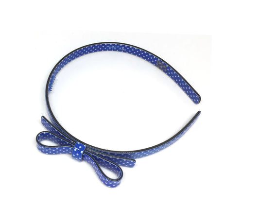 Marseille Spot Headband - Blue