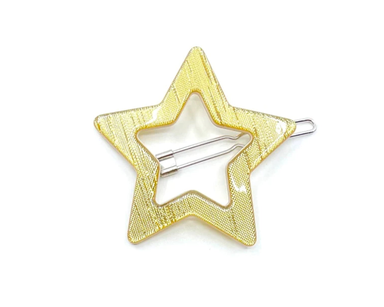 New York Hairclip - Large - Gold