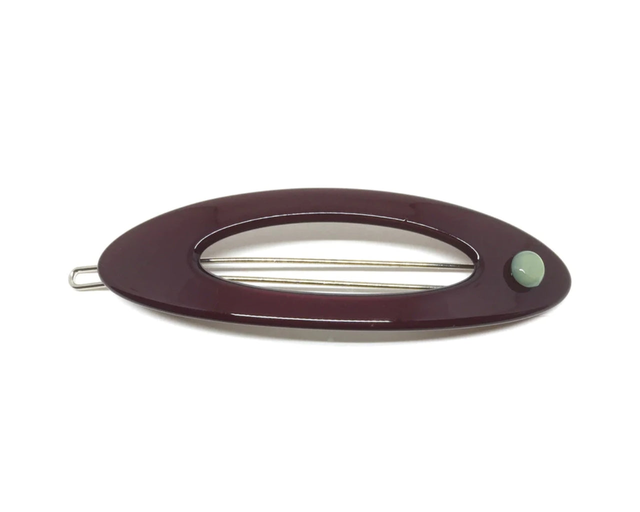 Rome Hairclip - Dark plum