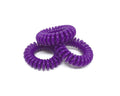 Spiral Hair Ties - Purple